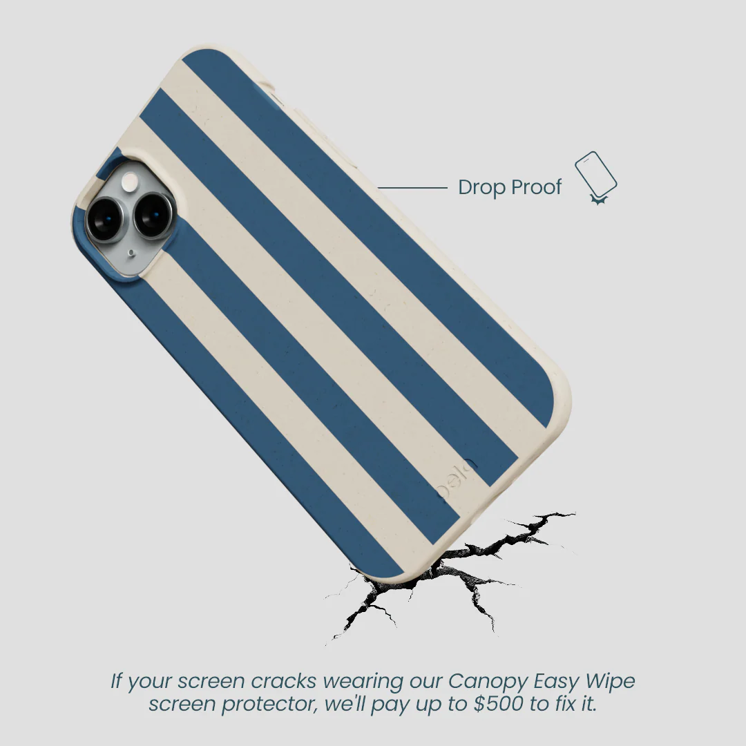 London Fog Slate Stripes iPhone 14 Plus Case - Image 5