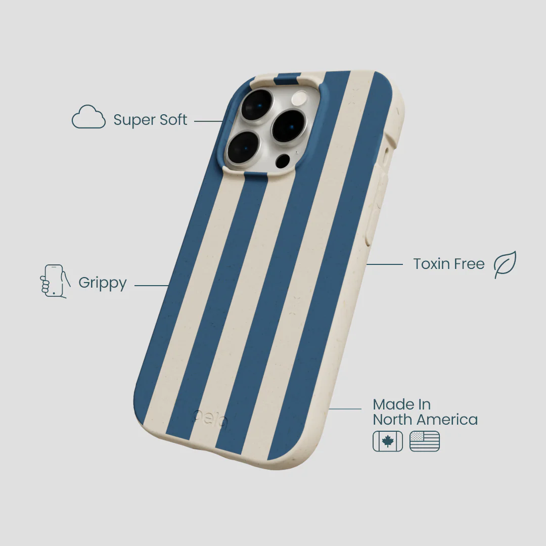 London Fog Slate Stripes iPhone 15 Pro Case - Image 4