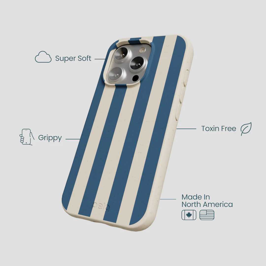 London Fog Slate Stripes iPhone 16 Pro Case - Image 4