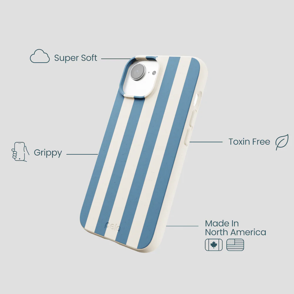 London Fog Slate Stripes iPhone 16e/17e Case - Image 4