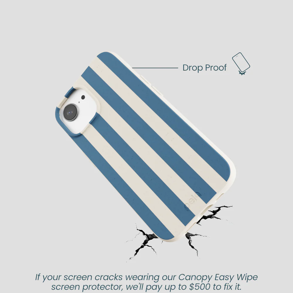 London Fog Slate Stripes iPhone 16e/17e Case - Image 5