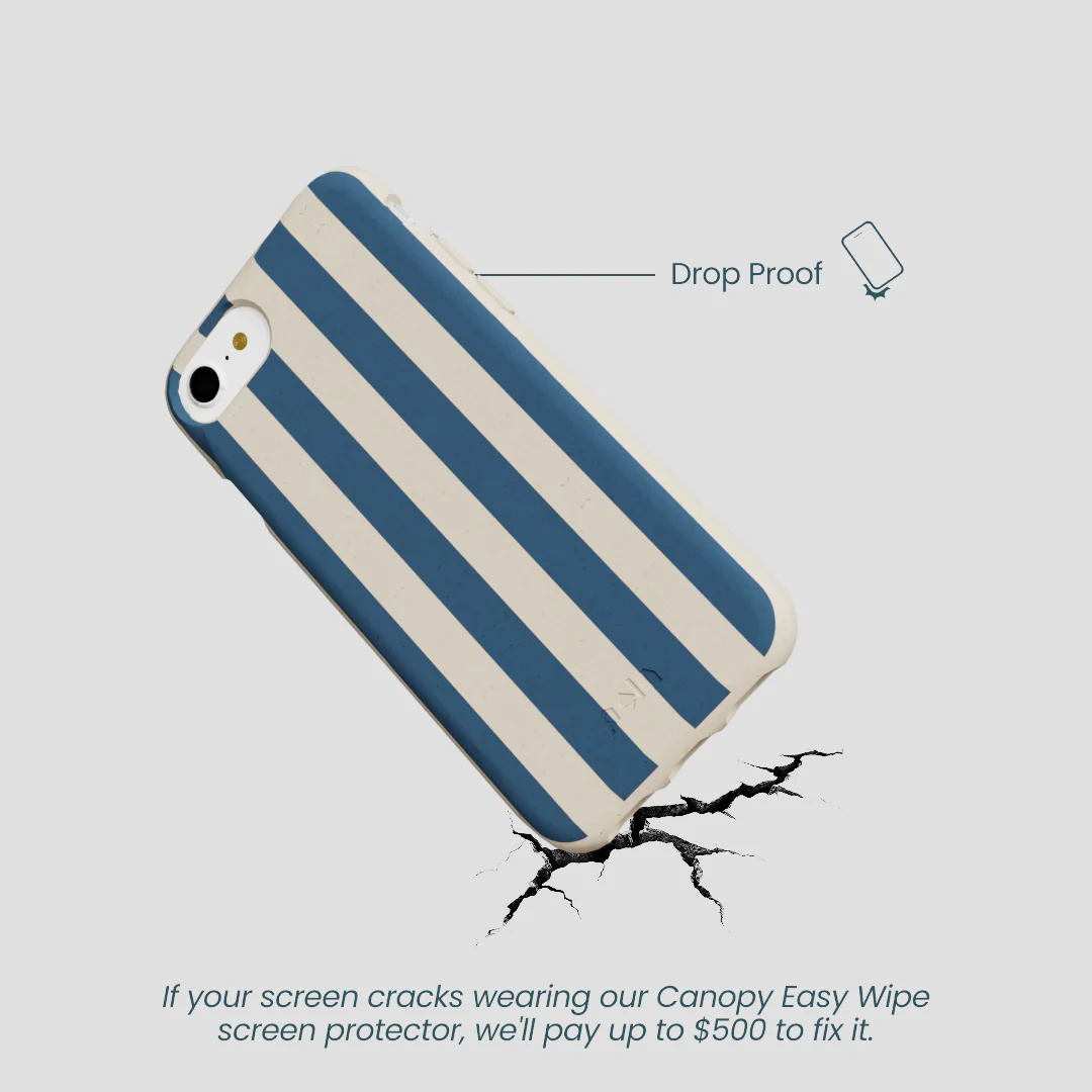 London Fog Slate Stripes iPhone 6/6s/7/8/SE Case - Image 5