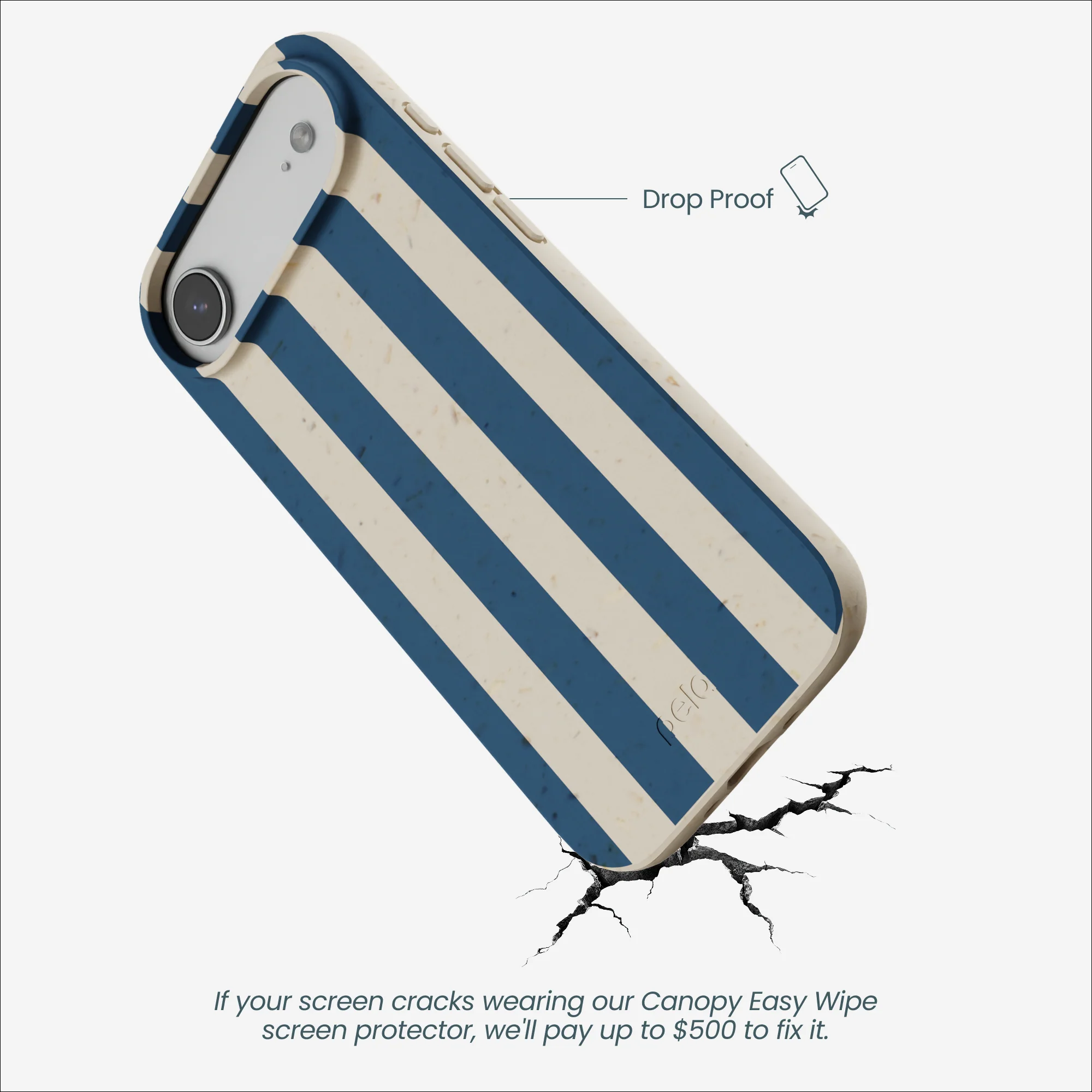 London Fog Slate Stripes iPhone Air Case - Image 5