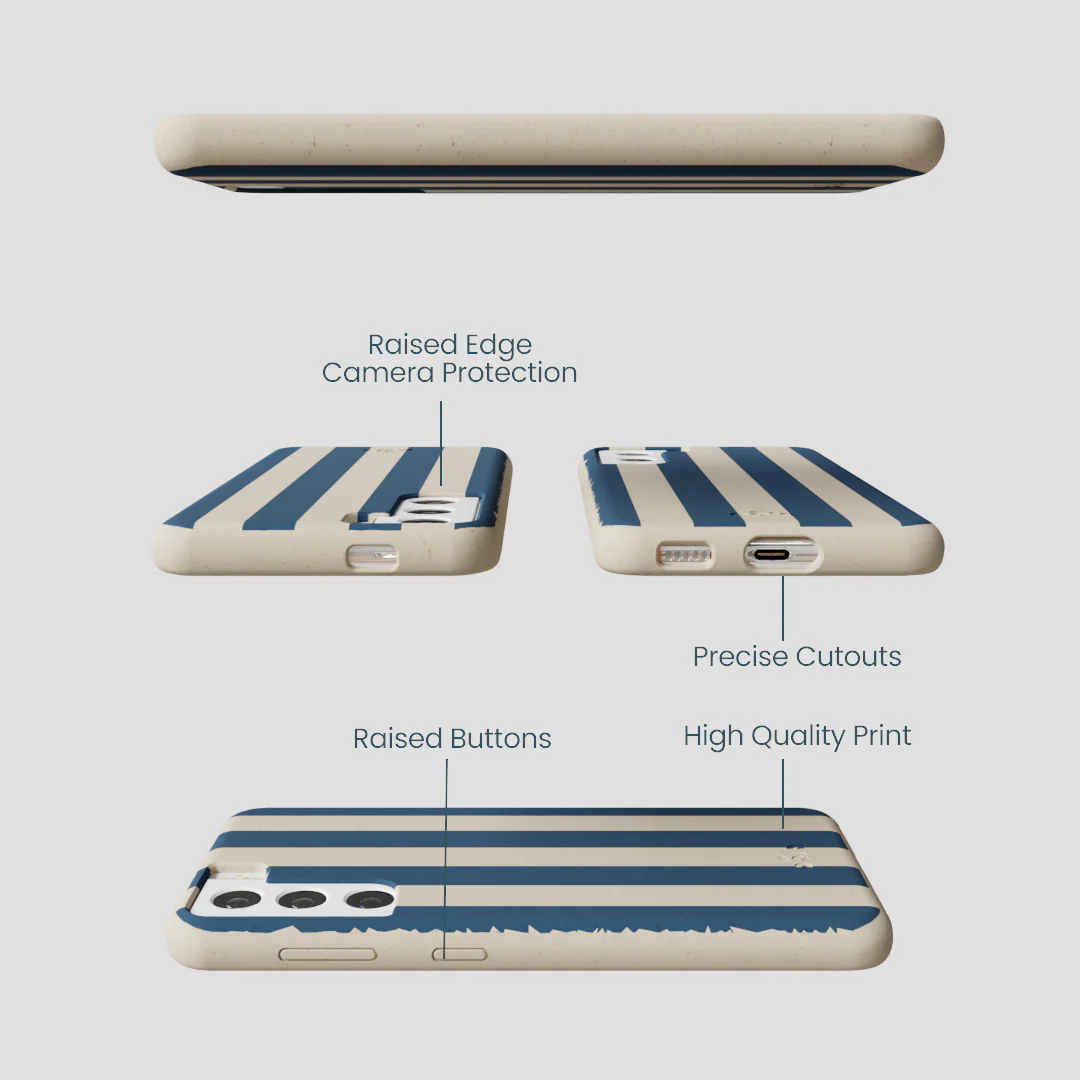 London Fog Slate Stripes Samsung Galaxy S21 Case - Image 3