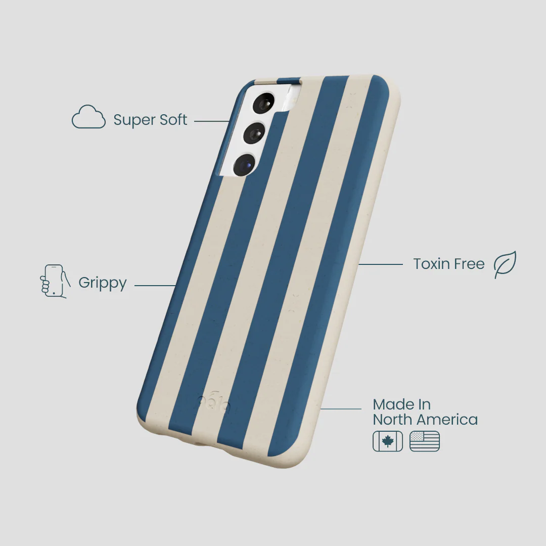 London Fog Slate Stripes Samsung Galaxy S21 Case - Image 4