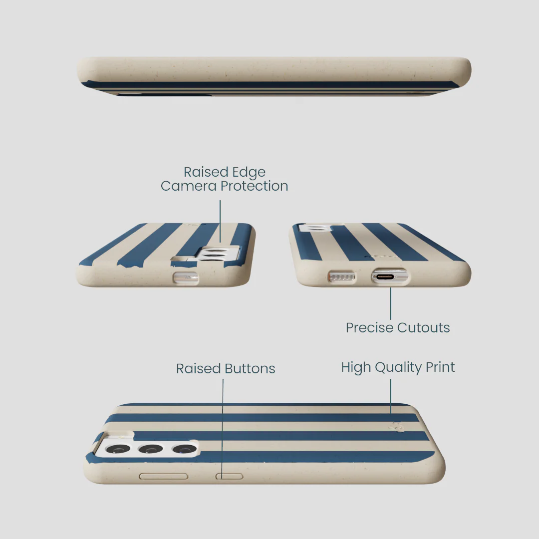 London Fog Slate Stripes Samsung Galaxy S22 Case - Image 3