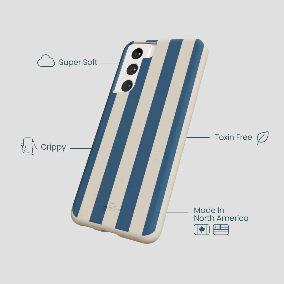 London Fog Slate Stripes Samsung Galaxy S22 Case - Image 4