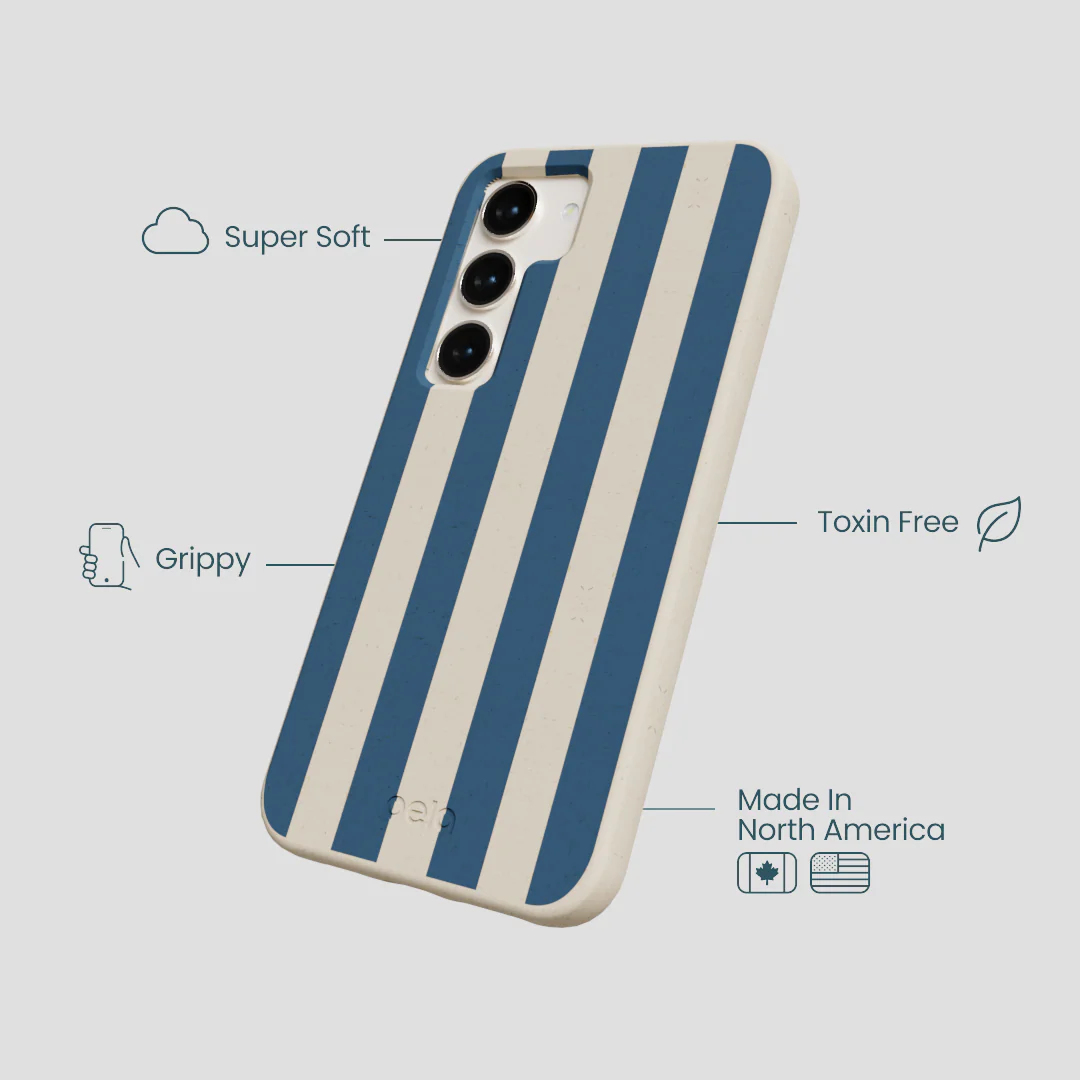 London Fog Slate Stripes Samsung Galaxy S23 Case - Image 4