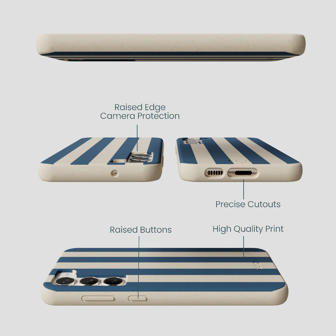 London Fog Slate Stripes Samsung Galaxy S23+(Plus) Case - Image 3