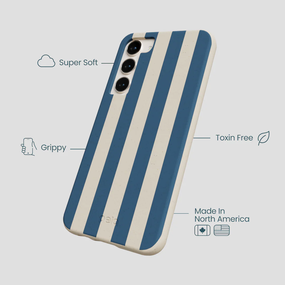 London Fog Slate Stripes Samsung Galaxy S23+(Plus) Case - Image 4