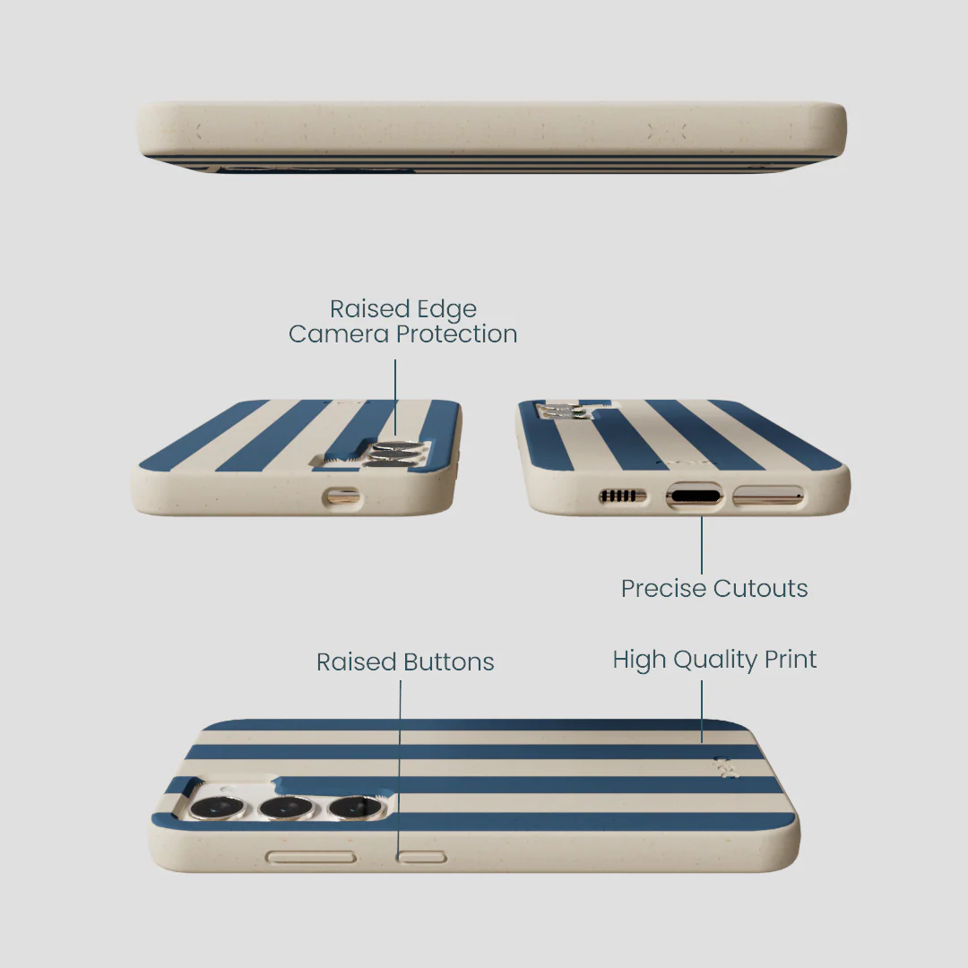 London Fog Slate Stripes Samsung Galaxy S24 Case - Image 3