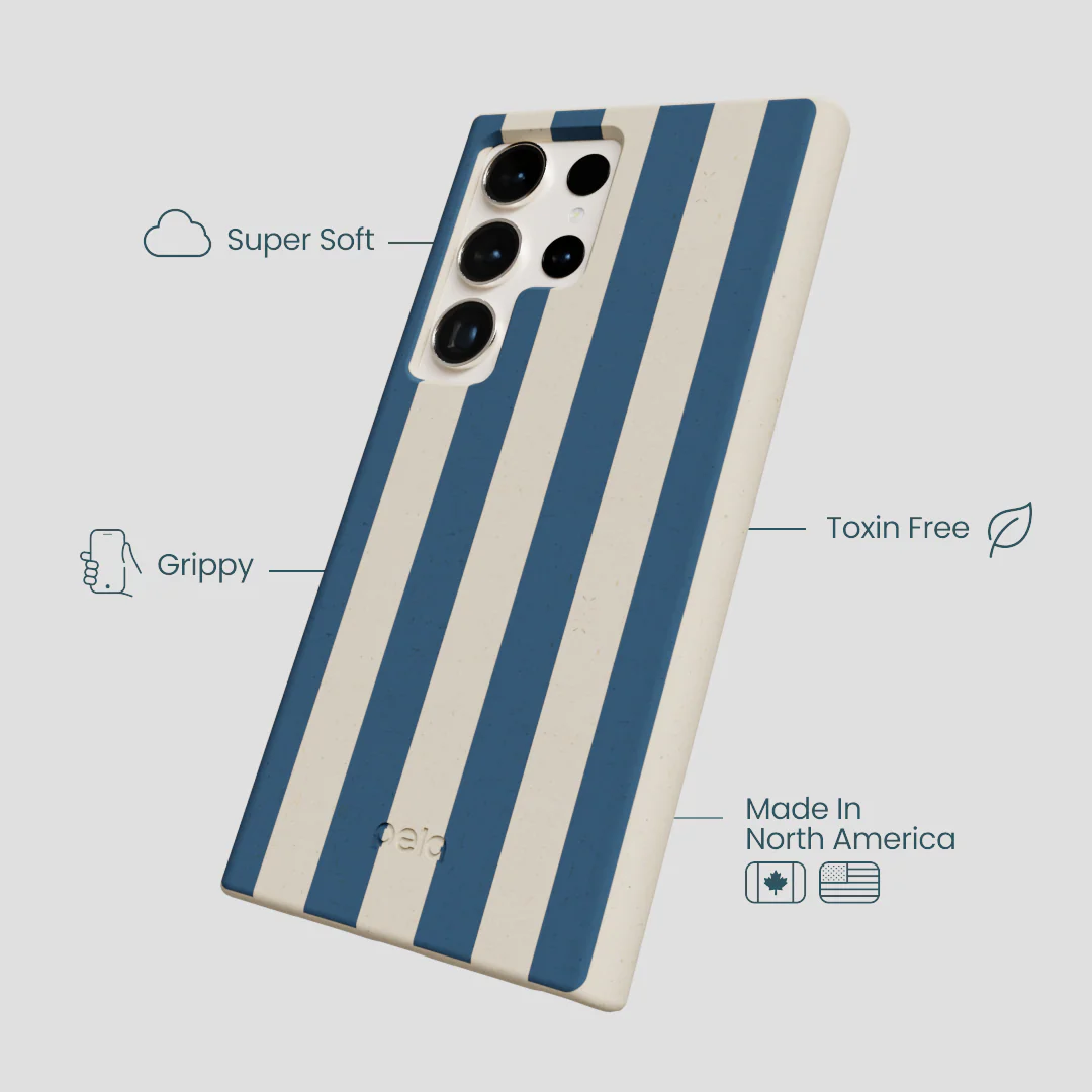 London Fog Slate Stripes Samsung Galaxy S24 Ultra Case - Image 4