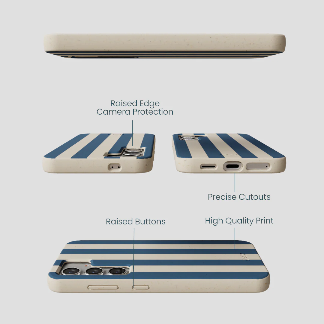 London Fog Slate Stripes Samsung Galaxy S25 Case - Image 3