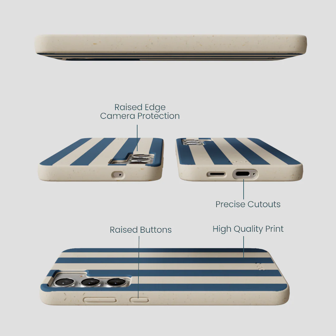 London Fog Slate Stripes Samsung Galaxy S25+(Plus) Case - Image 3