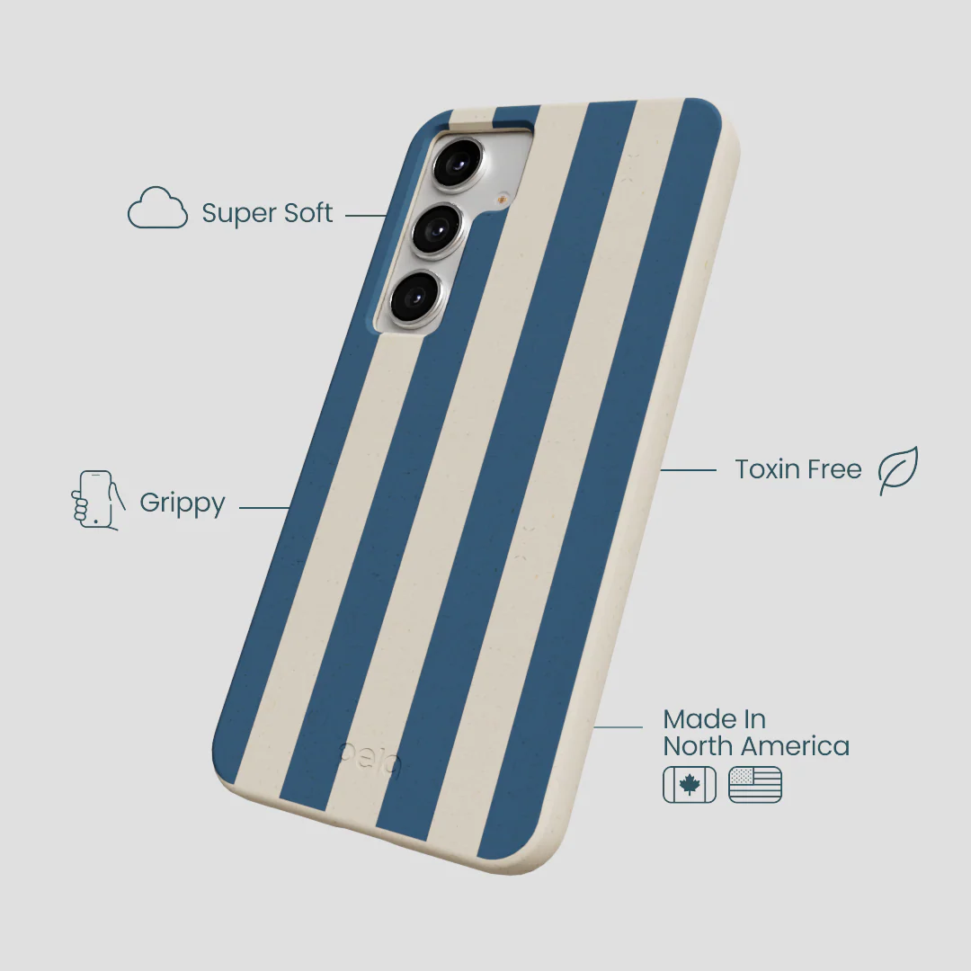 London Fog Slate Stripes Samsung Galaxy S25+(Plus) Case - Image 4