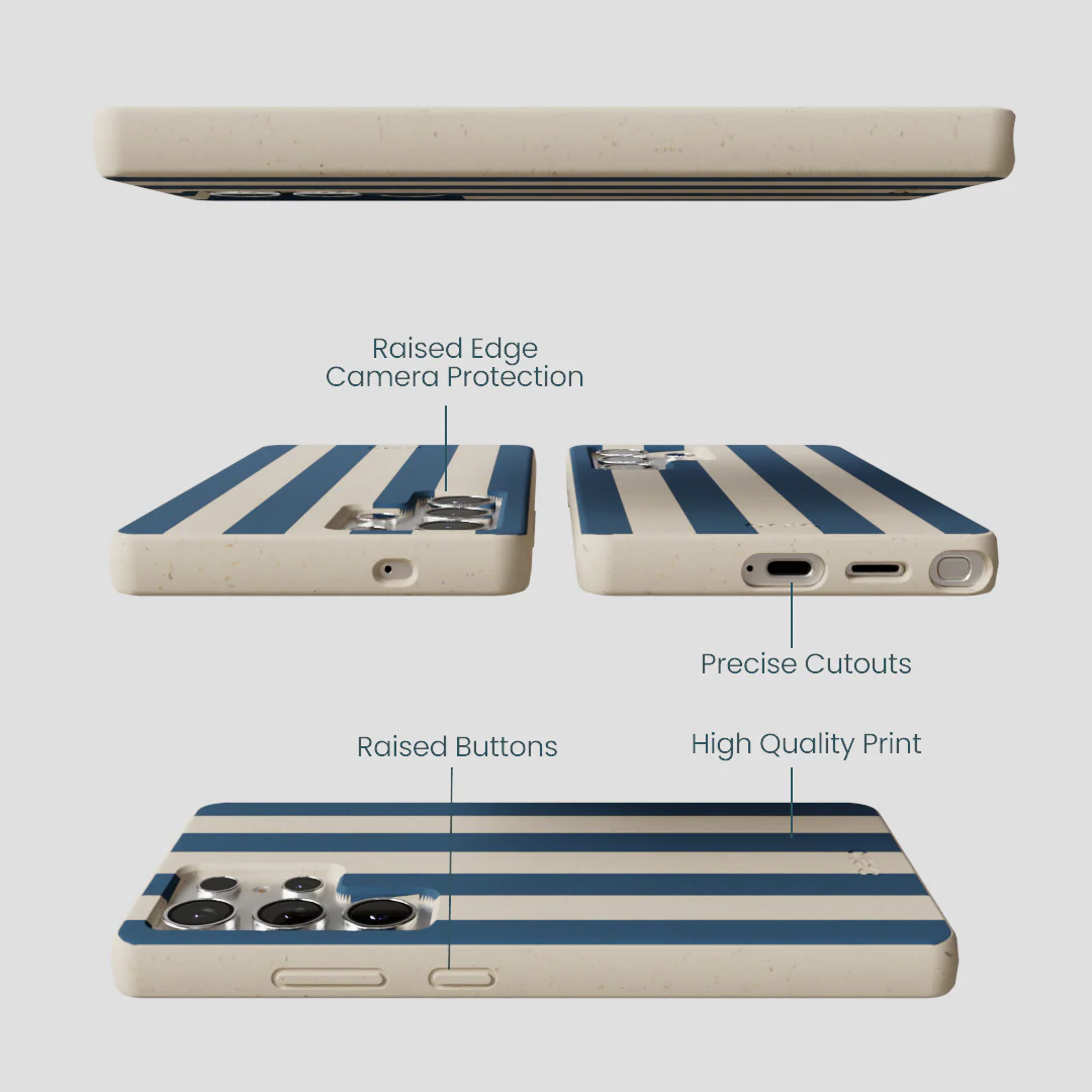 London Fog Slate Stripes Samsung Galaxy S25 Ultra Case - Image 3