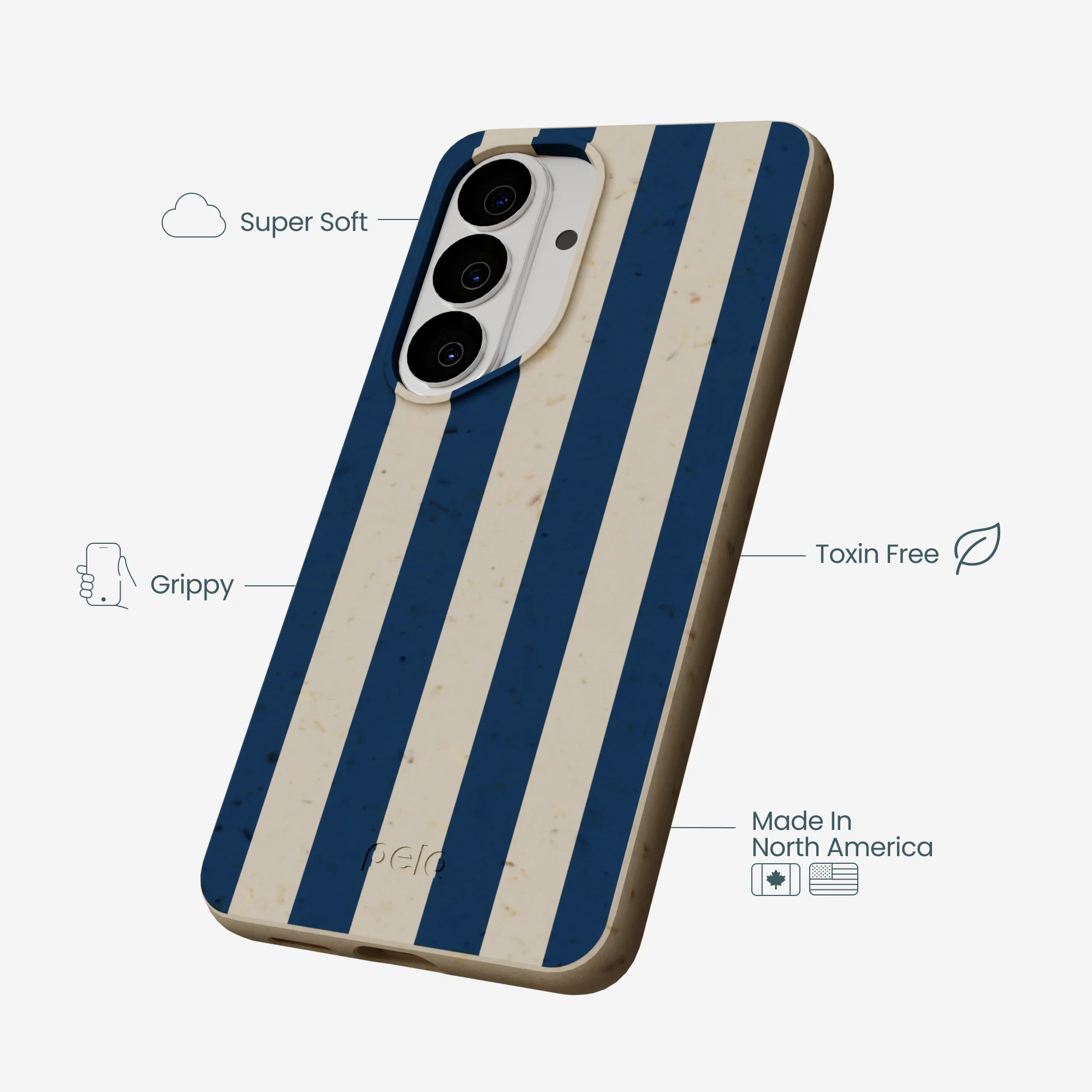 London Fog Slate Stripes Samsung Galaxy S26 Case - Image 4