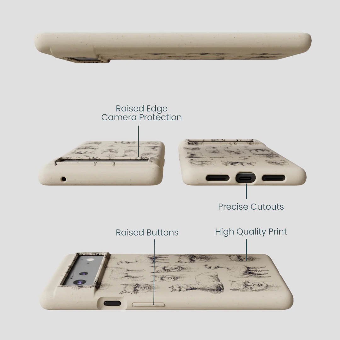 London Fog Spitting Llama Google Pixel 6a Case - Image 3