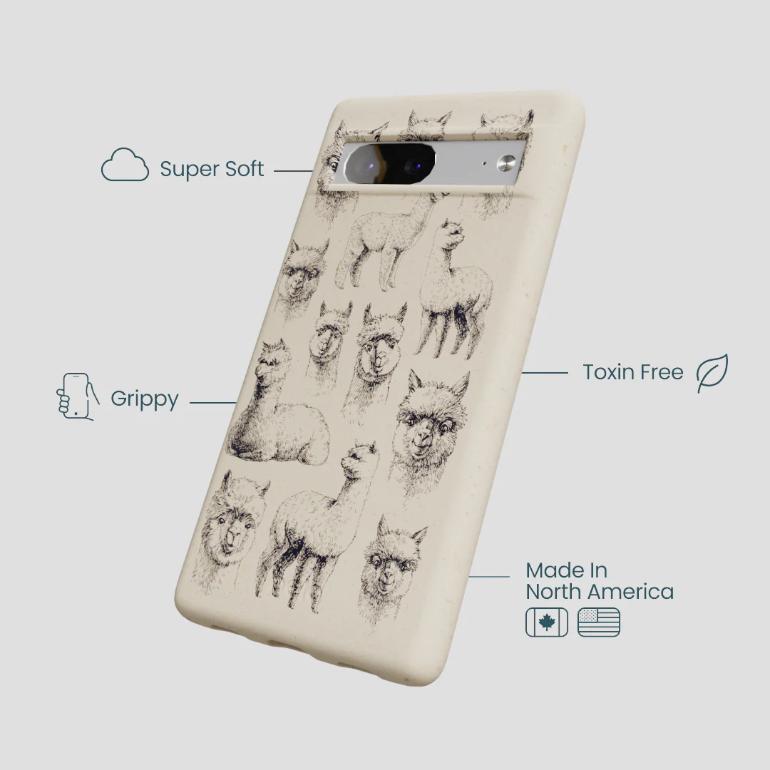 London Fog Spitting Llama Google Pixel 7 Case - Image 4