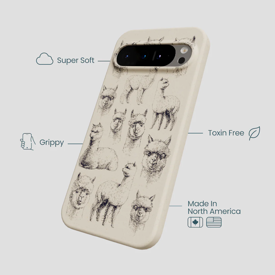 London Fog Spitting Llama Google Pixel 9 Pro XL Case - Image 4