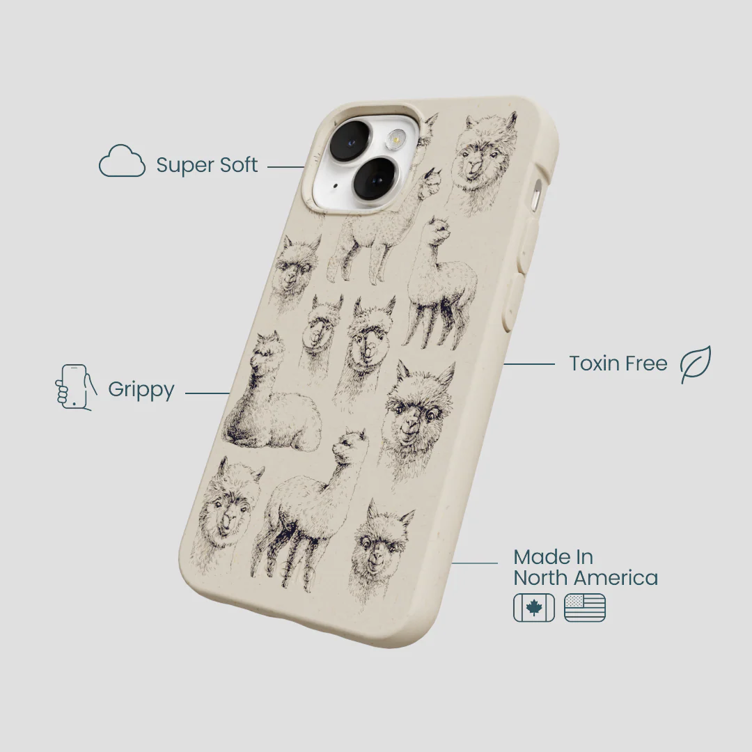 London Fog Spitting Llama iPhone 13 Case - Image 4