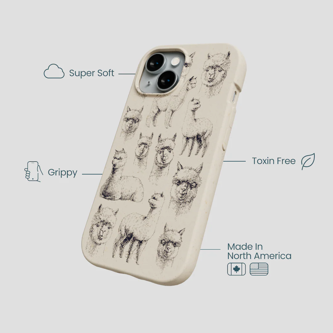 London Fog Spitting Llama iPhone 14 Case - Image 4