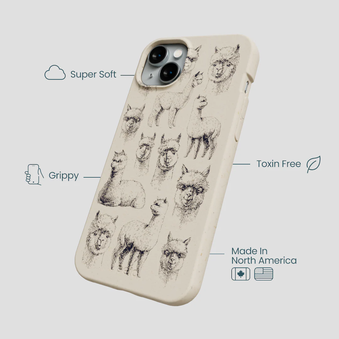 London Fog Spitting Llama iPhone 14 Plus Case - Image 4