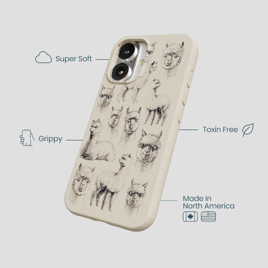 London Fog Spitting Llama iPhone 16 Case - Image 4
