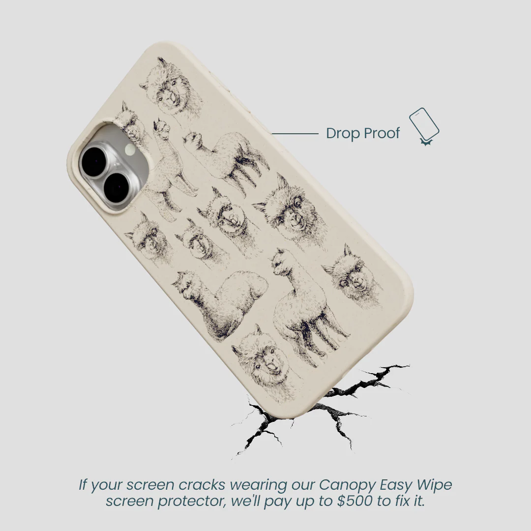London Fog Spitting Llama iPhone 16 Plus Case - Image 5
