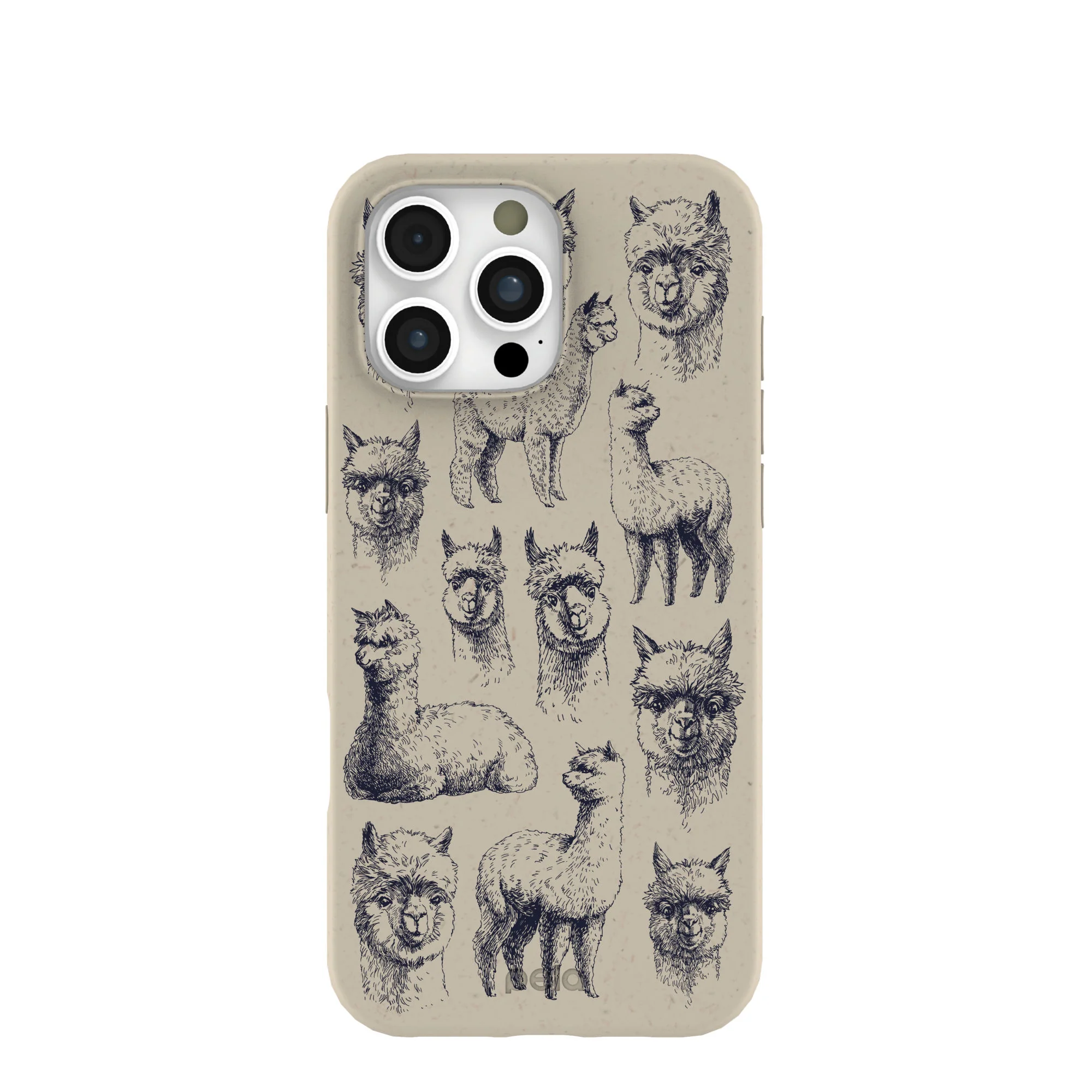 London Fog Spitting Llama iPhone 16 Pro Max Case