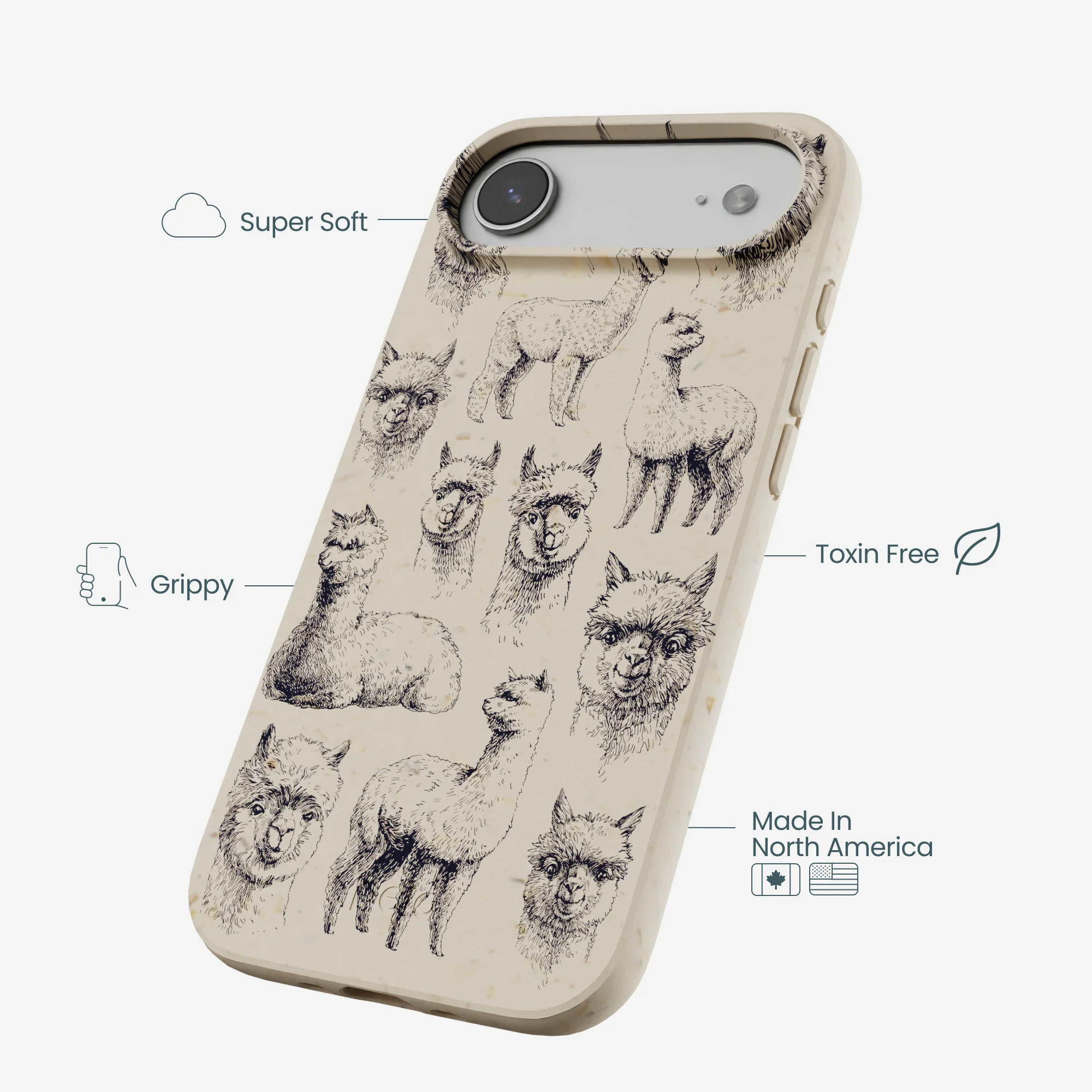 London Fog Spitting Llama iPhone Air Case - Image 4