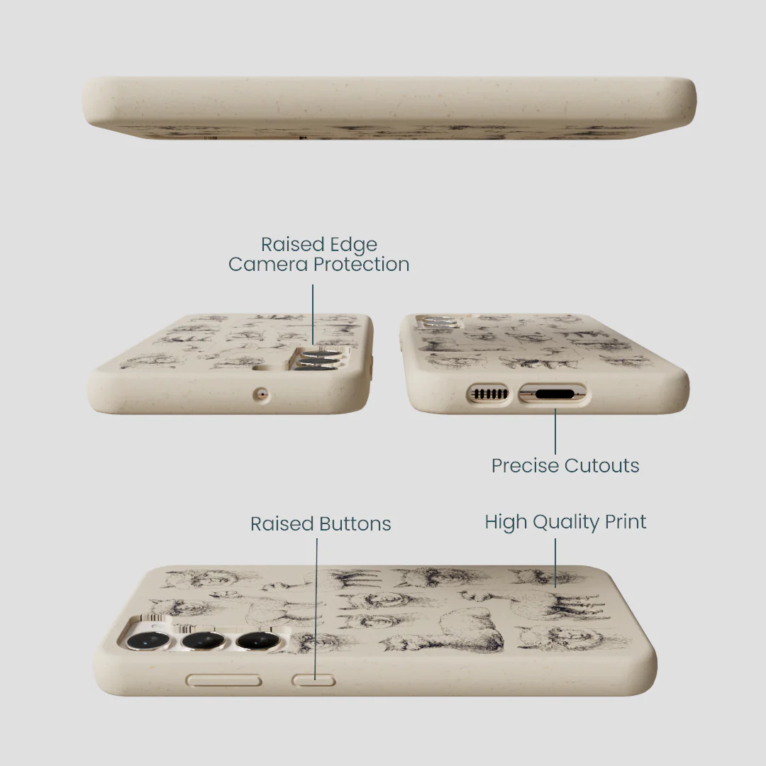 London Fog Spitting Llama Samsung Galaxy S23+(Plus) Case - Image 3