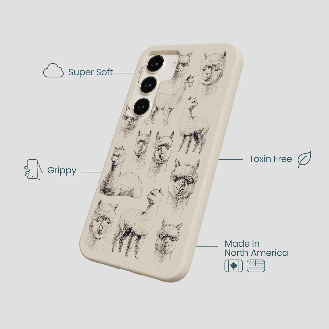 London Fog Spitting Llama Samsung Galaxy S24 Case - Image 4