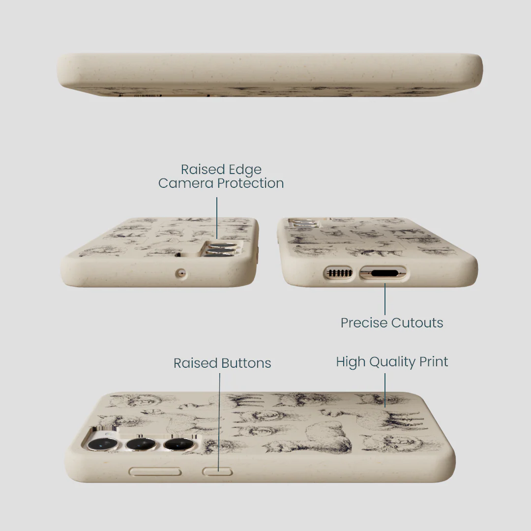 London Fog Spitting Llama Samsung Galaxy S24+(Plus) Case - Image 3