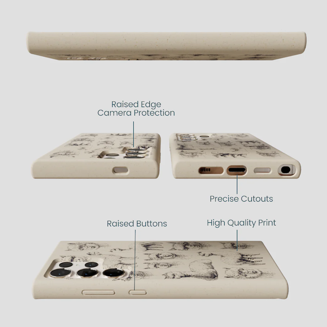 London Fog Spitting Llama Samsung Galaxy S24 Ultra Case - Image 3