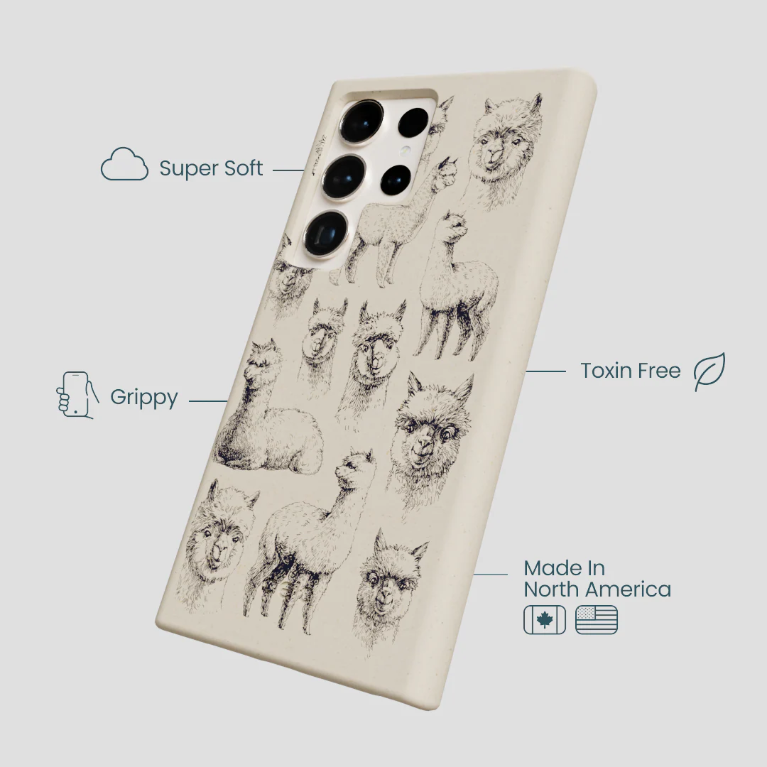 London Fog Spitting Llama Samsung Galaxy S24 Ultra Case - Image 4