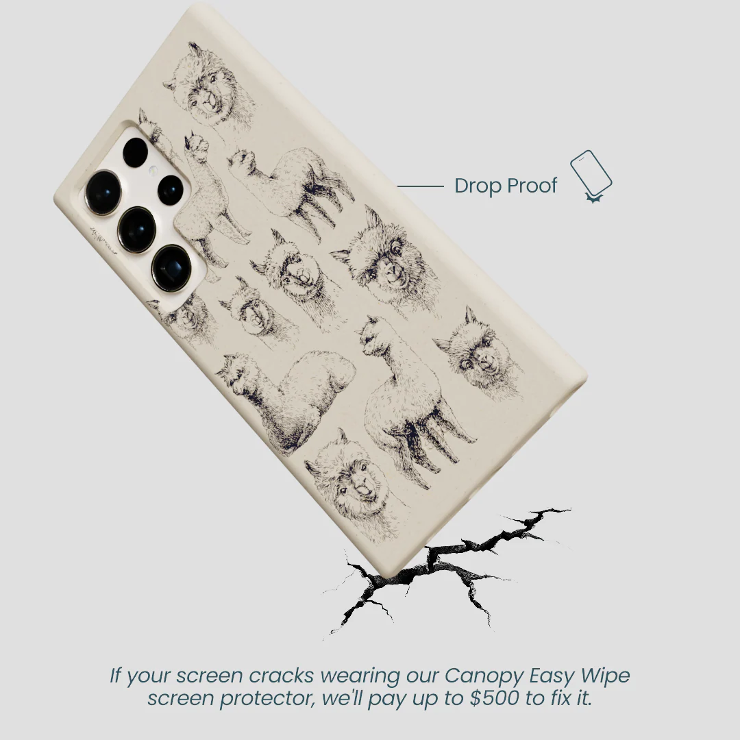 London Fog Spitting Llama Samsung Galaxy S24 Ultra Case - Image 5