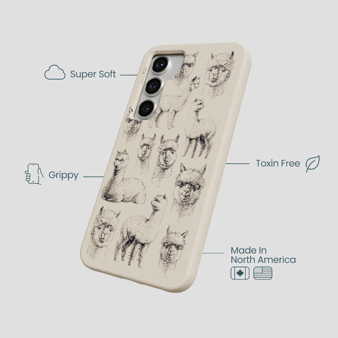 London Fog Spitting Llama Samsung Galaxy S25 Case - Image 4