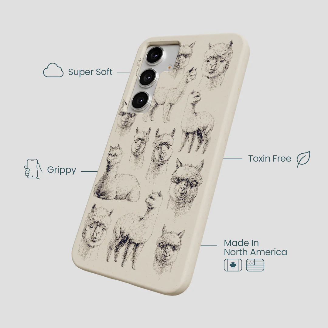 London Fog Spitting Llama Samsung Galaxy S25+(Plus) Case - Image 4