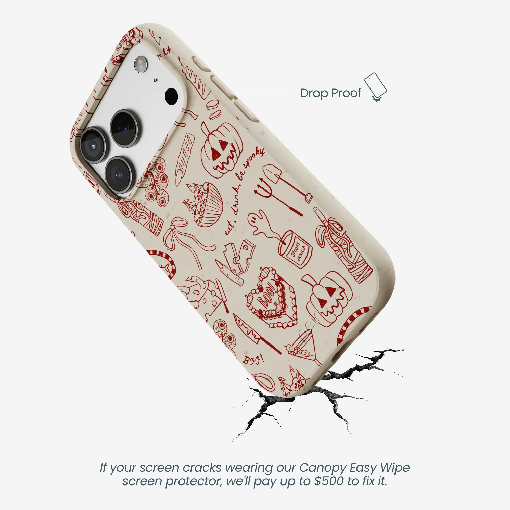 London Fog Spooky Dinner Party iPhone 17 Pro Case - Image 5