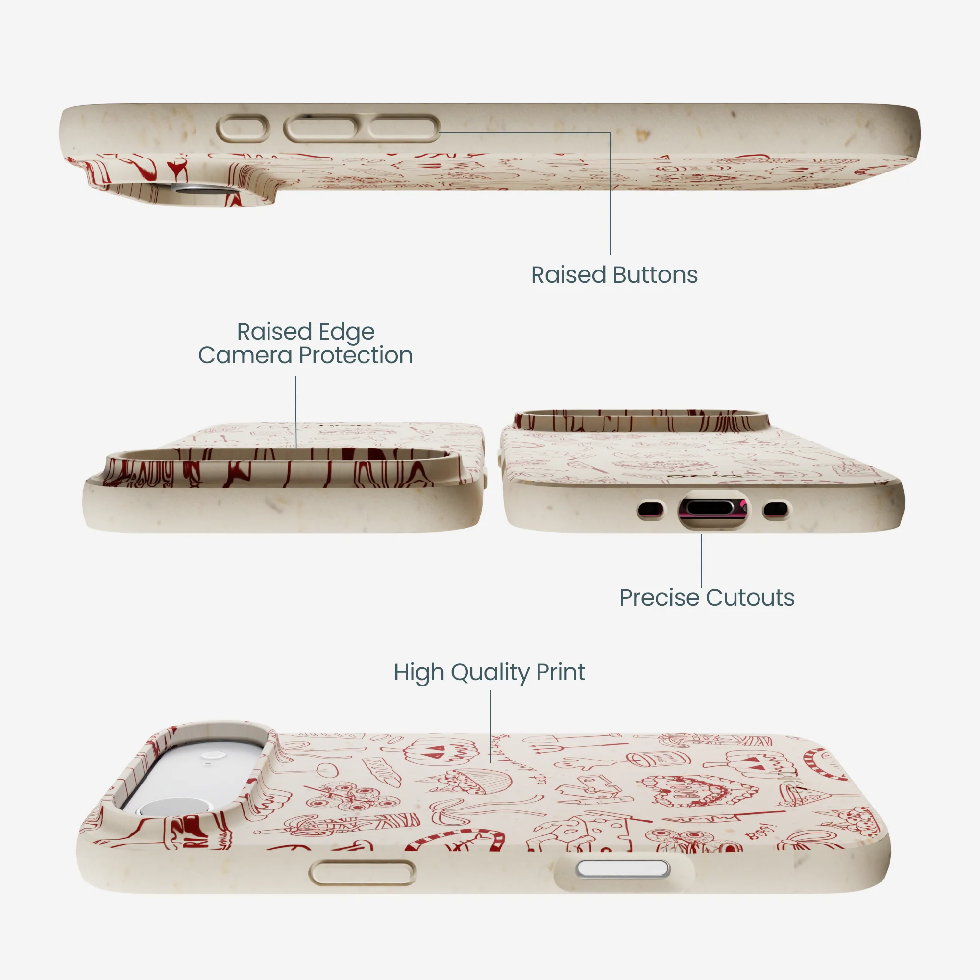London Fog Spooky Dinner Party iPhone Air Case - Image 3