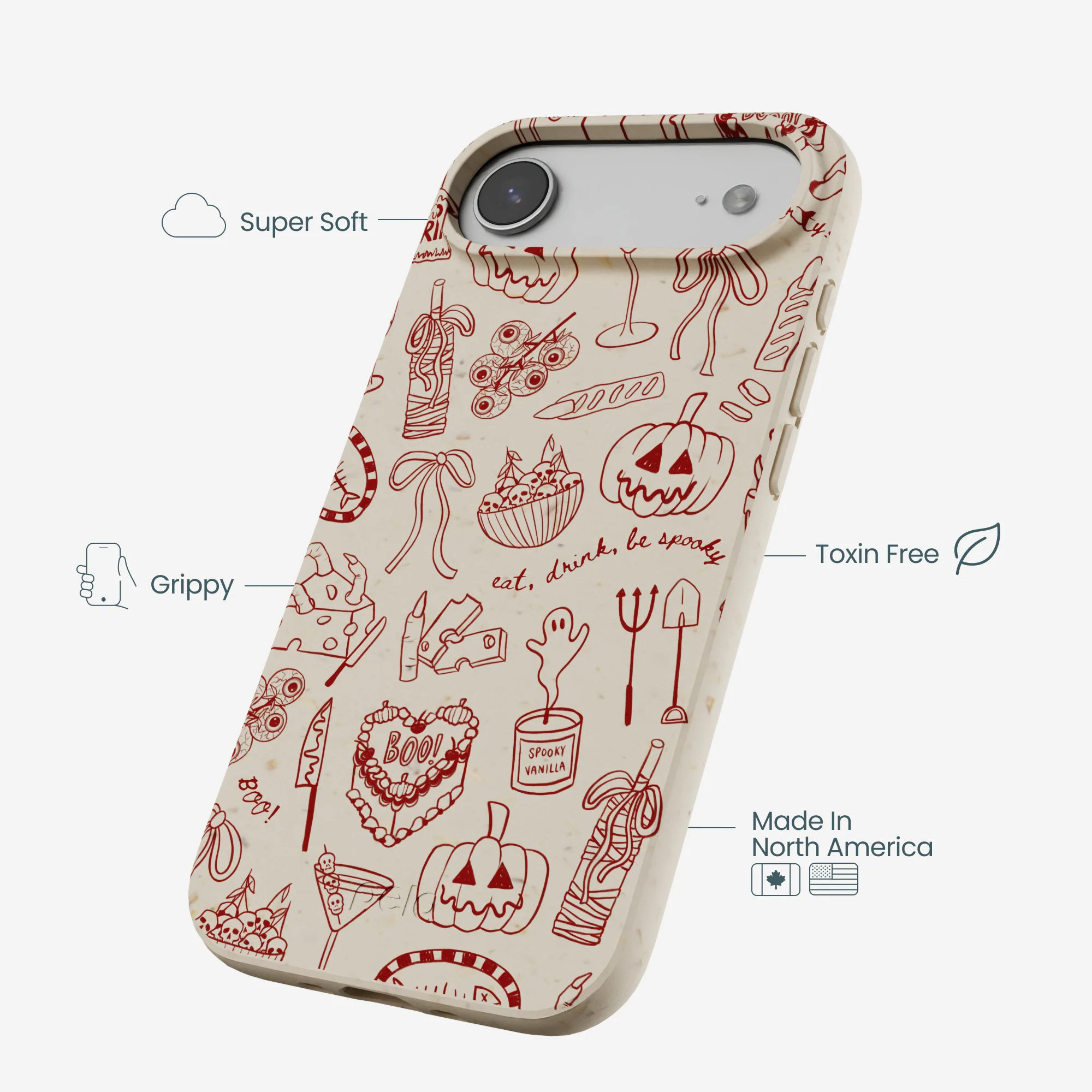 London Fog Spooky Dinner Party iPhone Air Case - Image 4