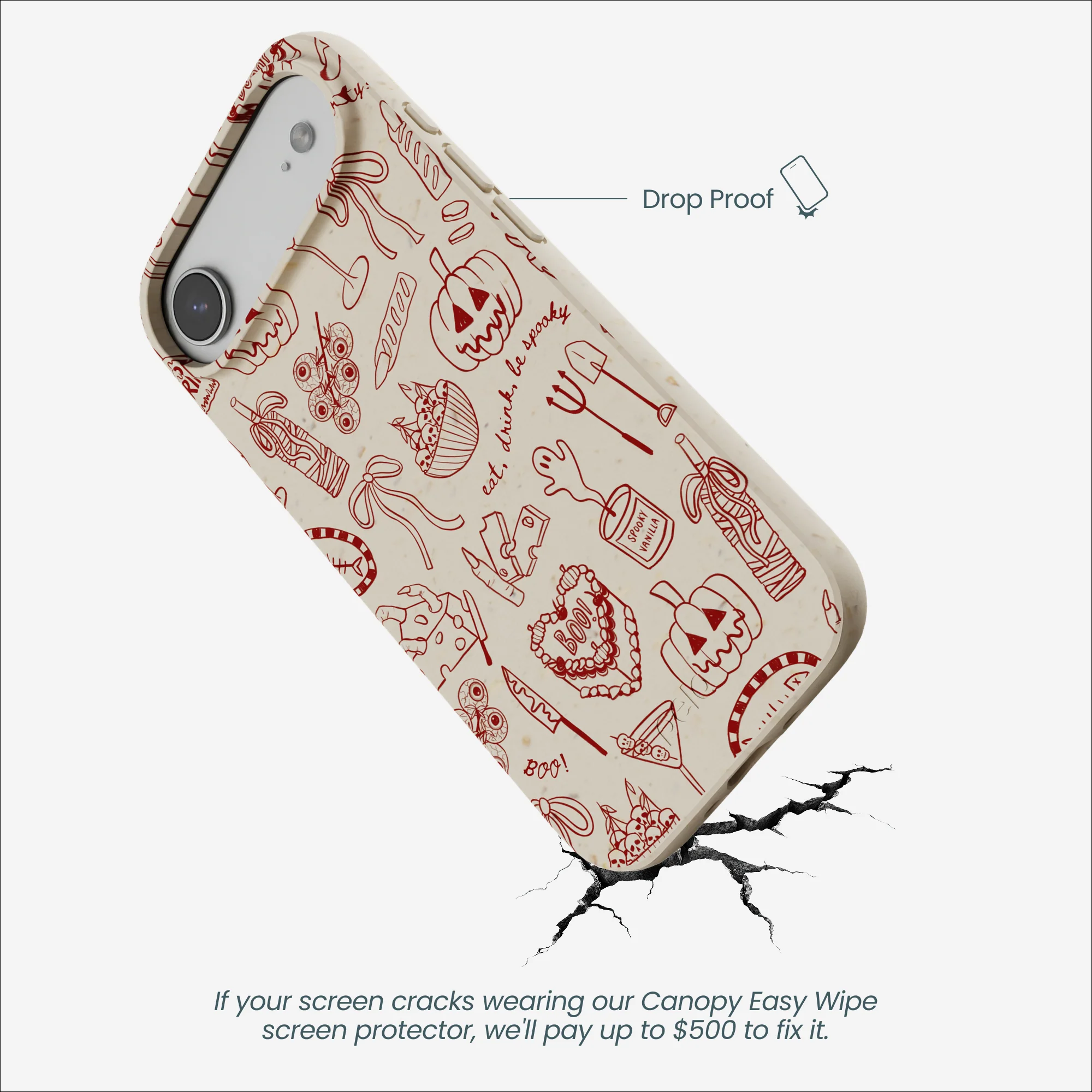 London Fog Spooky Dinner Party iPhone Air Case - Image 5