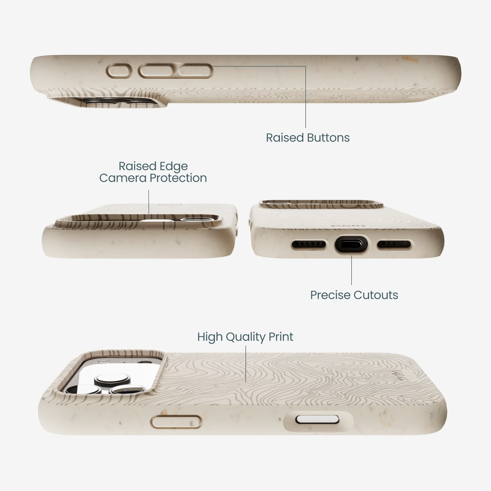 London Fog Trail Lines iPhone 17 Pro Max Case - Image 3