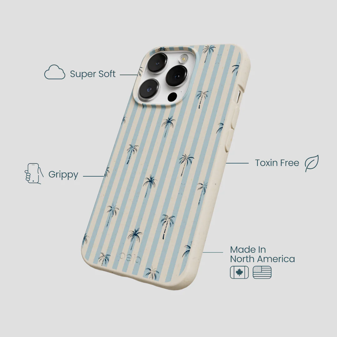 London Fog Tropical Stripes iPhone 13 Pro Case - Image 4