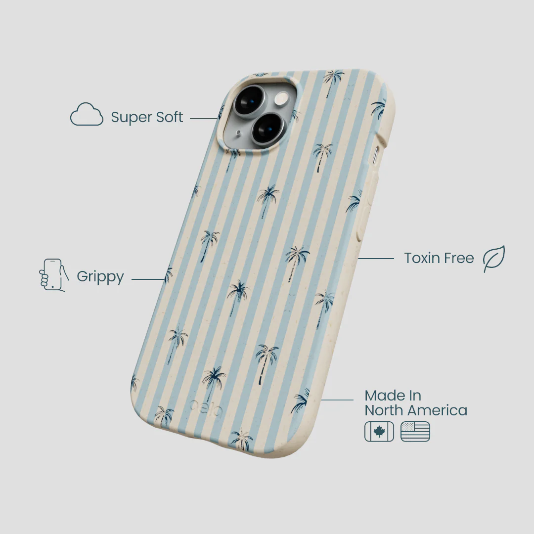 London Fog Tropical Stripes iPhone 14 Case - Image 4