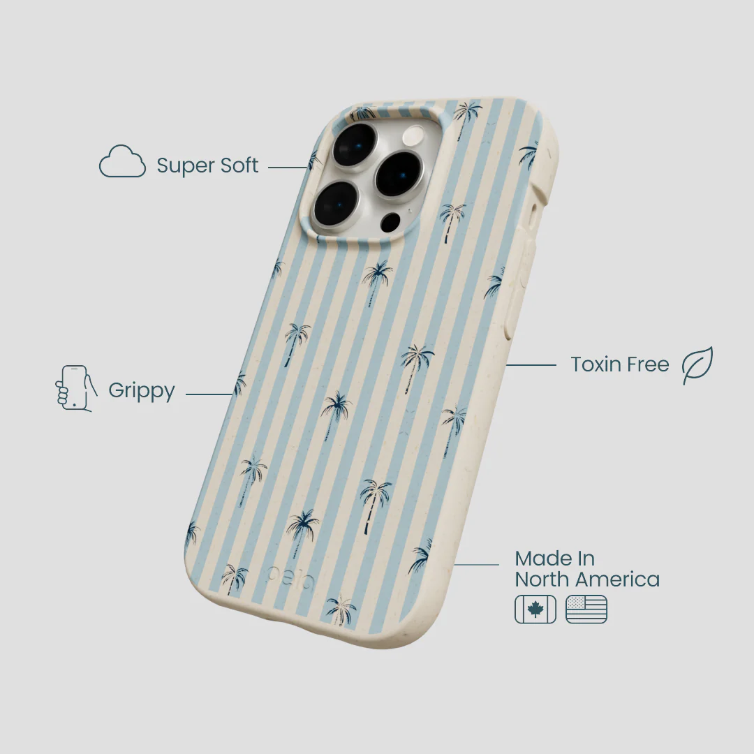 London Fog Tropical Stripes iPhone 14 Pro Case - Image 4