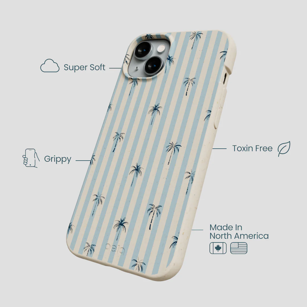 London Fog Tropical Stripes iPhone 15 Plus Case - Image 4