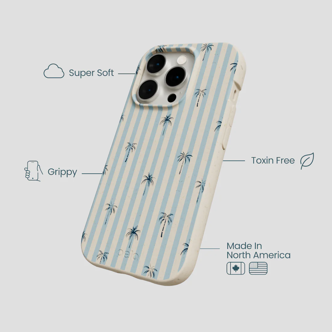 London Fog Tropical Stripes iPhone 15 Pro Case - Image 4