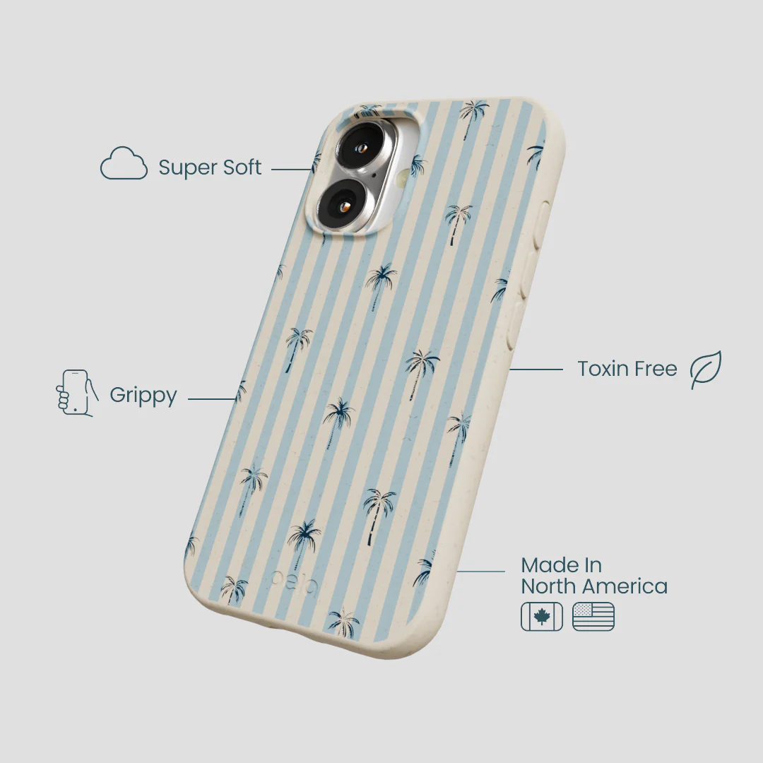 London Fog Tropical Stripes iPhone 16 Case - Image 4
